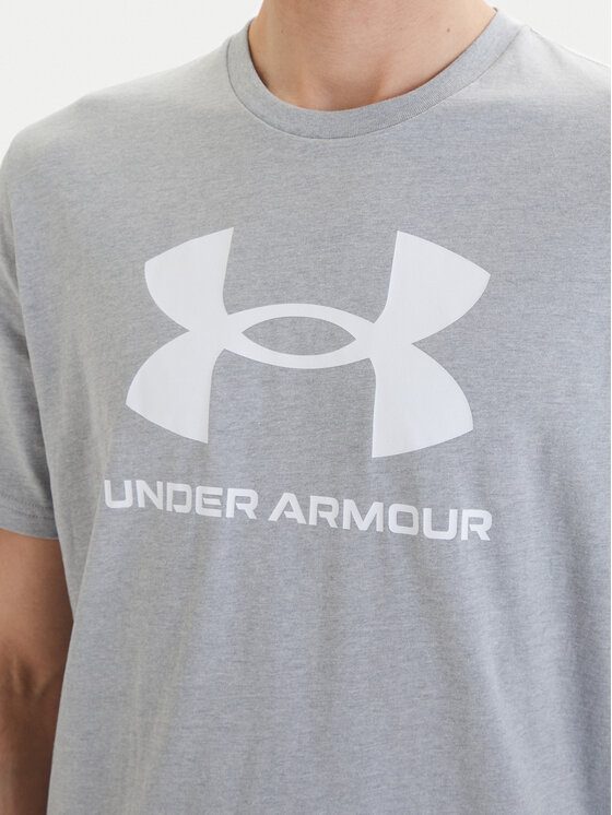 Under Armour Under Armour Tričko Ua Sportstyle Logo Update Ss 1382911 Sivá Loose Fit