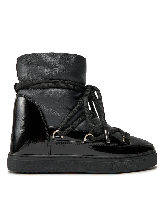 Cizme de zăpadă Inuikii Gloss Wedge 75203-007 Negru