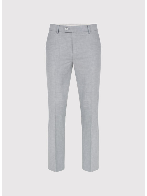 Pako Lorente Pako Lorente Spodnie garniturowe P26SF-6G-008 Szary Slim Fit