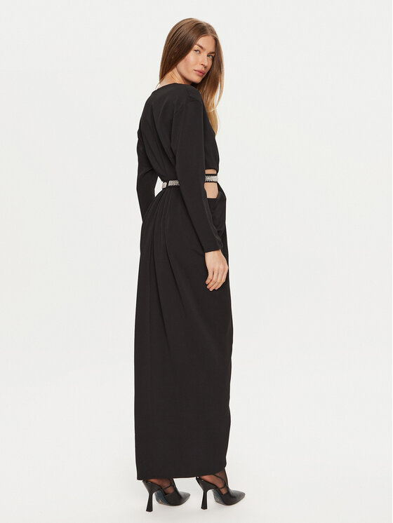 Eleh Eleh Večernja haljina E00315 Crna Regular Fit