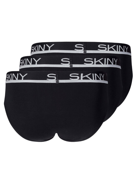 Skiny Skiny Sada 3 kusů slipů 86839 Černá