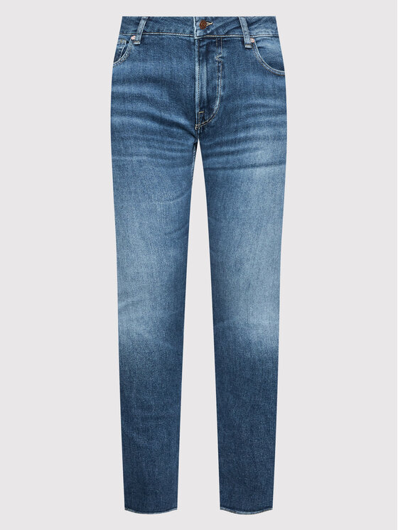 Guess Guess Jeansy M2YAN1 D4Q42 Modrá Skinny Fit