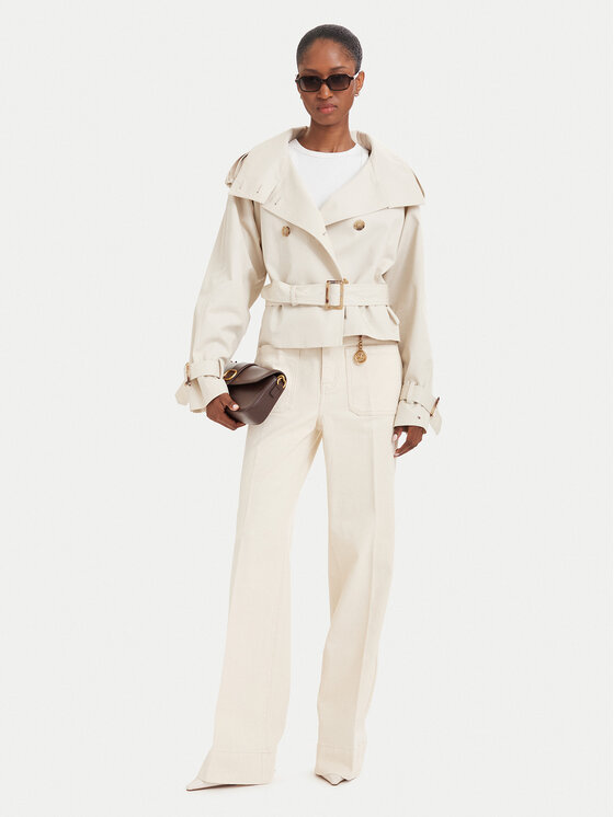 MICHAEL Michael Kors MICHAEL Michael Kors Jeansy MT690ACLSA Krémová Flared Leg