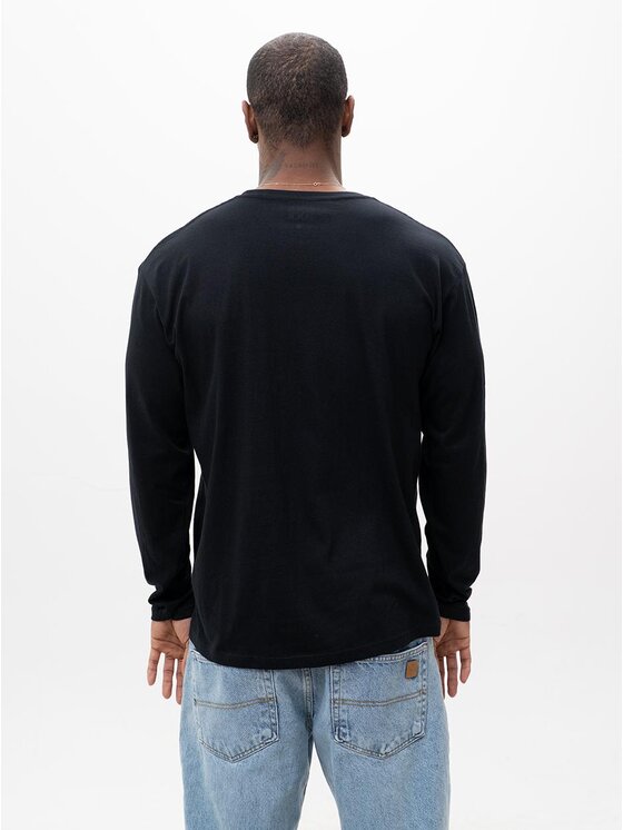 Marvel Marvel Longsleeve Koszulka Z Długim Rękawem Męska Czarna Marvel Comics Punisher Mini Logo XL Czarny Regular Fit