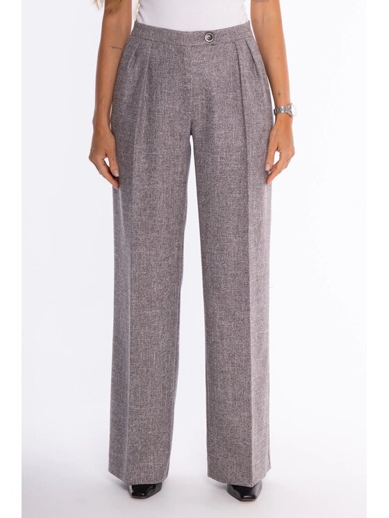 Made of Emotion Made of Emotion Pantaloni di tessuto M930 Grigio Wide Leg