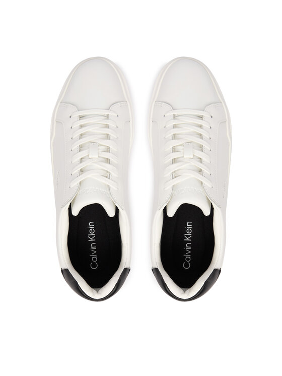 Calvin Klein Calvin Klein Sneakersy Chunky Cupsole Laceup Lth YM0YM01344 Bílá