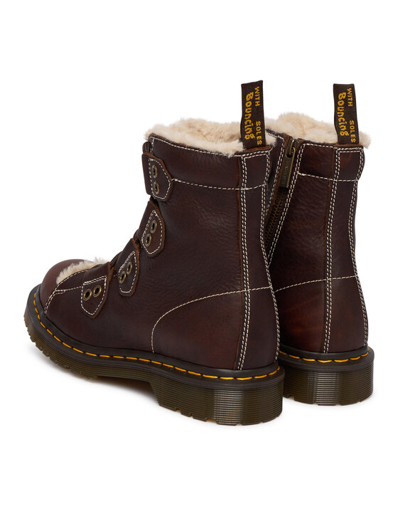 Dr. Martens Dr. Martens Ghete 1460 Lace To Toe Fur Lined DM41417200 Maro