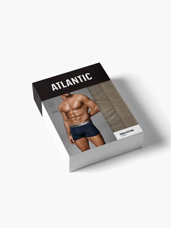 Atlantic Atlantic Bokserki pima cotton Khaki