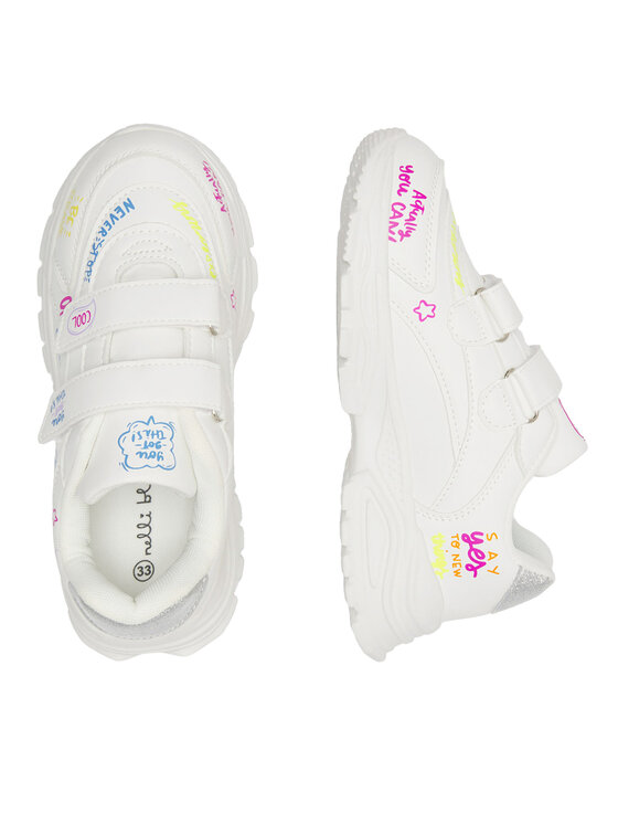 Nelli Blu Nelli Blu Sneakersy AVO-19627-002 Bílá