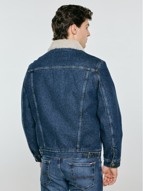 BIG STAR BIG STAR Kurtka zimowa RUBEN Niebieski Basic Fit