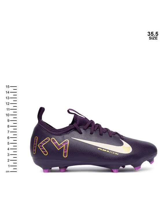 Nike Nike Взуття для футболу Jr Zoom Vapor 16 Acad Km Fg/Mg FQ8394-500 Фіолетовий