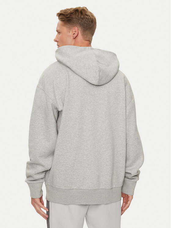 adidas adidas Majica dugih rukava ALL SZN Fleece IY4123 Siva Loose Fit