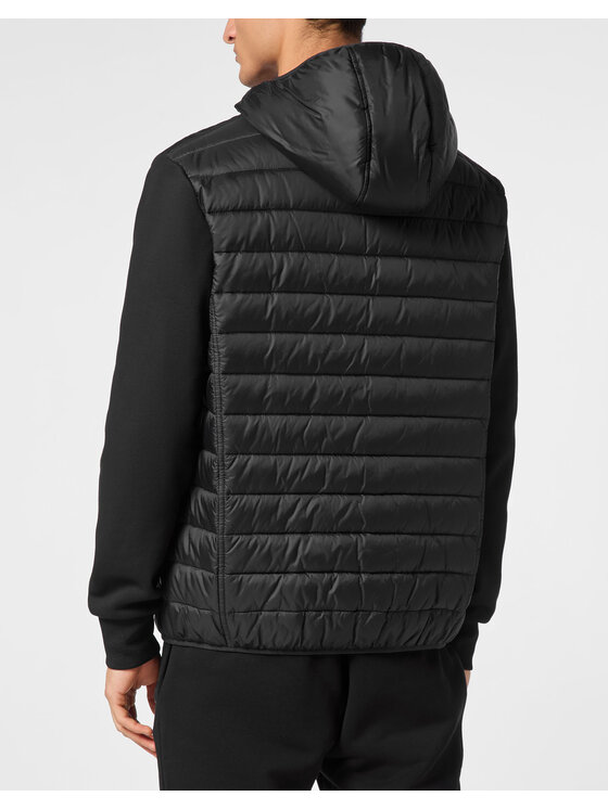 Plein Sport Plein Sport Vatovaná bunda 13139 Černá Regular Fit
