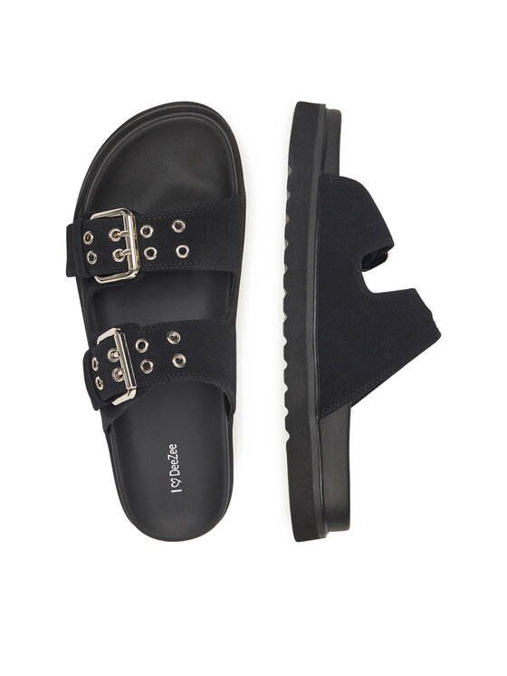 DeeZee DeeZee Klapki HY86009-16 Czarny