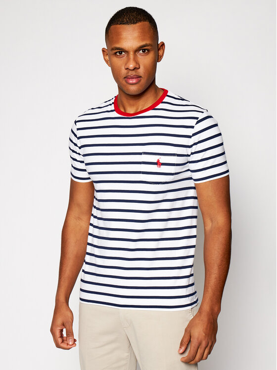 T shirt ralph lauren mariniere hot sale