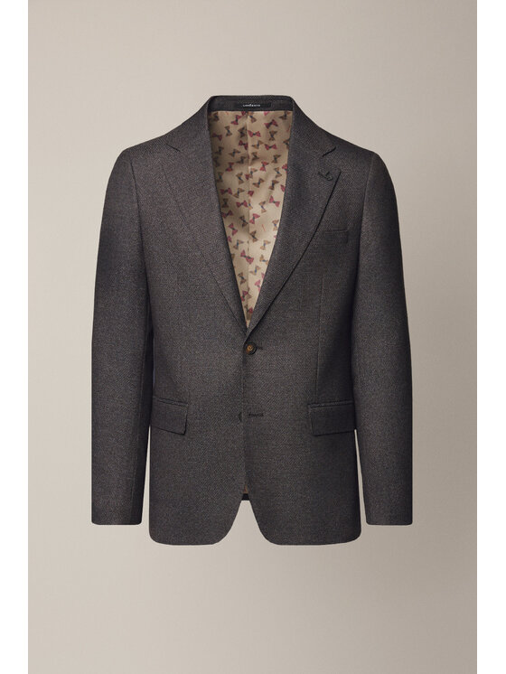 Lancerto Lancerto Marynarka Calascio MA131225000002 Brązowy Slim Fit