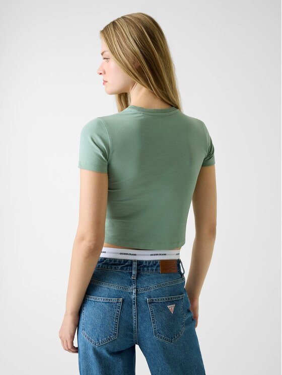 Guess Jeans Guess Jeans T-särk 180328 Roheline Classic Fit