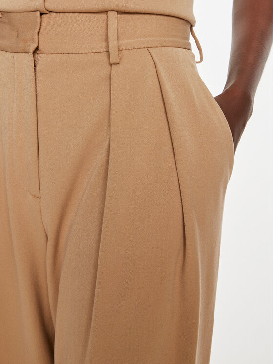 STAUD STAUD Palazzo hlače Luisa 561-6278 Bež Wide Leg