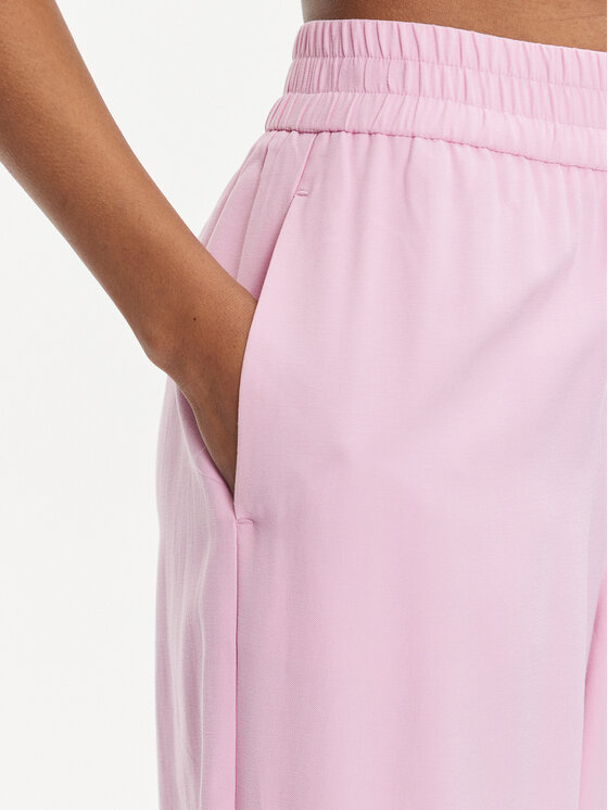 Vero Moda Vero Moda Hlače iz tkanine Carmen 10278926 Roza Wide Leg