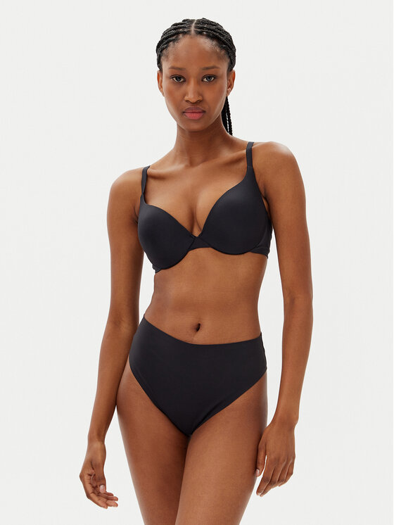 Hunkemöller Hunkemöller Kalhotky string Smooth 206773 Černá