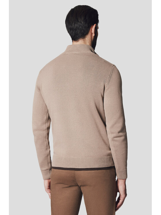 Lancerto Lancerto Sweter Johan SW073224000086 Beżowy Regular Fit