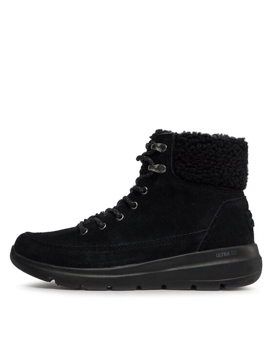 Skechers Skechers Kotníková obuv Glacial Ultra Woodlands 16677/BBK Černá