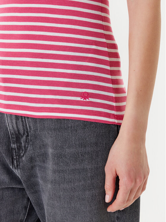 United Colors Of Benetton United Colors Of Benetton Top 30YSDH010 Roza Regular Fit