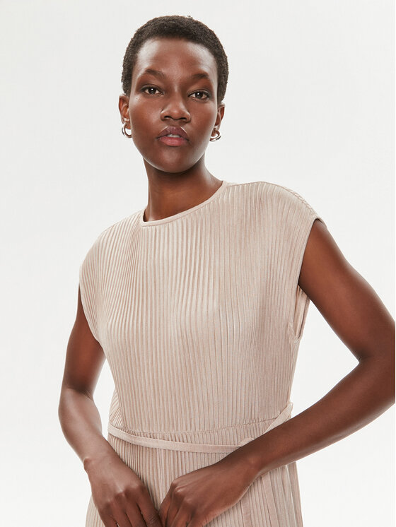 BOSS BOSS Cocktail obleka Emaura 50521881 Bež Regular Fit