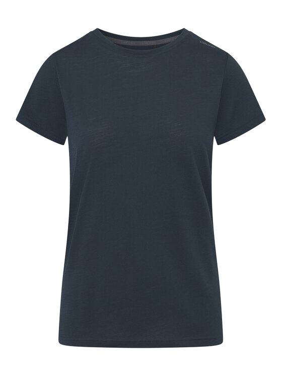 Viking Viking Koszulka techniczna T-shirt Salen Lady Merino Granatowy Regular Fit