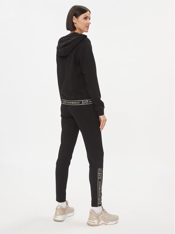 EA7 Emporio Armani EA7 Emporio Armani Trenerka 6RTV56 TJKWZ 1200 Crna Regular Fit