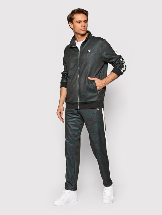 Felpa Chas Aop 688982 Nero Regular Fit