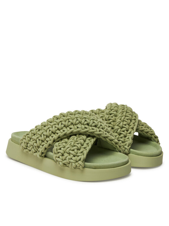 Inuikii Inuikii Natikači Woven 70104-105 Zelena