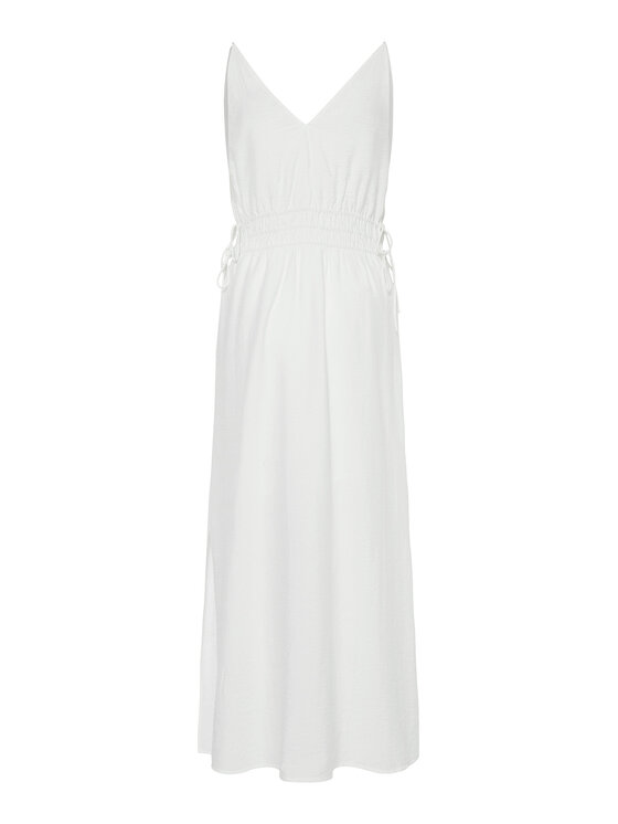 YAS YAS Sukienka letnia Dazly 26037101 Biały Regular Fit