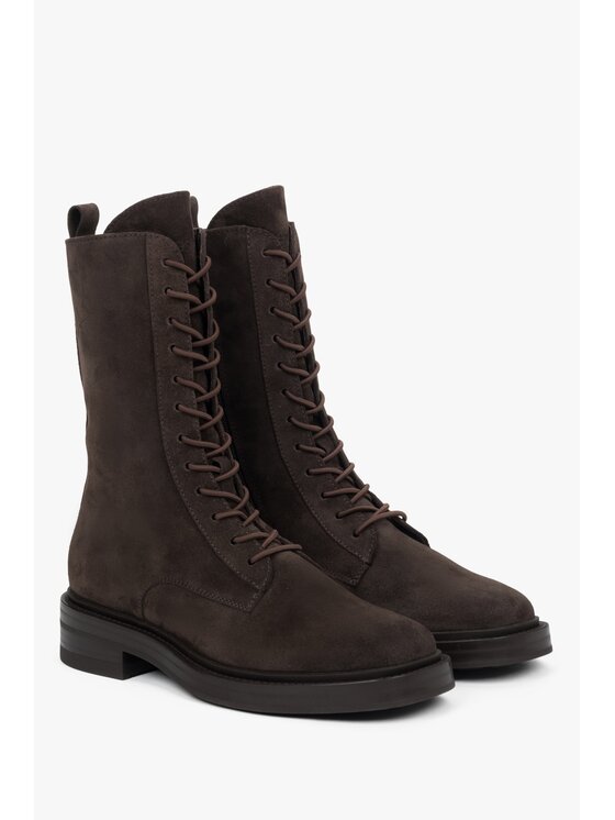 Estro Estro Μποτάκια ER00118379 Καφέ