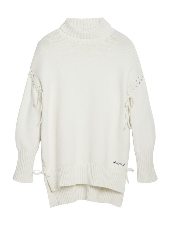 Desigual Desigual Golf Vantaa 25WWJF11 Bela Relaxed Fit
