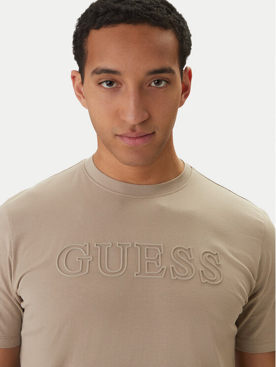 Guess Guess T-Shirt Z2YI11 J1314 Béžová Regular Fit