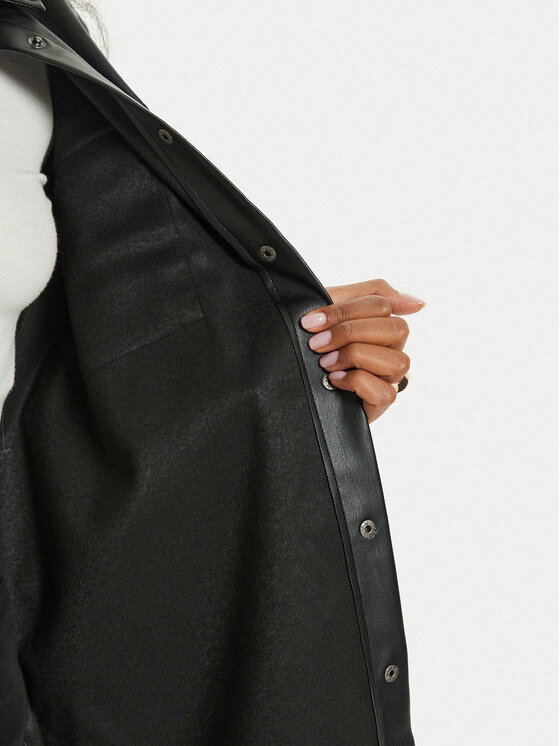 Noisy May Noisy May Cămașă Flanny 27022945 Negru Oversize