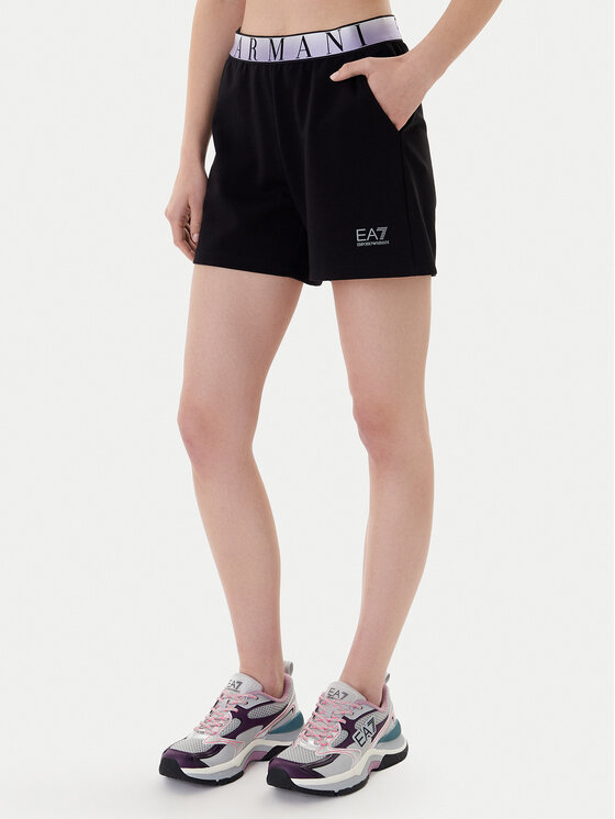 EA7 Emporio Armani EA7 Emporio Armani Sportiniai šortai 7W001153 AF12501 UC001 Juoda Regular Fit