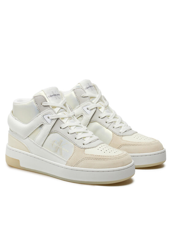 Calvin Klein Jeans Calvin Klein Jeans Sneakers Basket Cupsole High Mix Ml Mtr YW0YW01489 Weiß