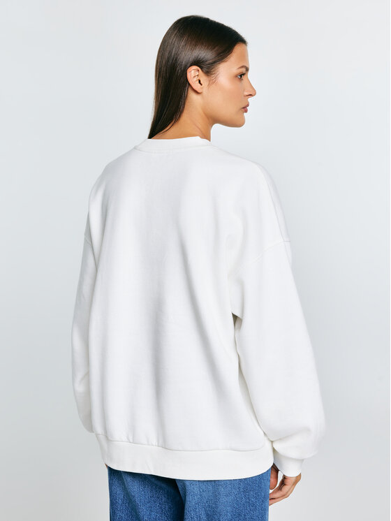 BIG STAR BIG STAR Bluza RUBENA Biały Basic Fit