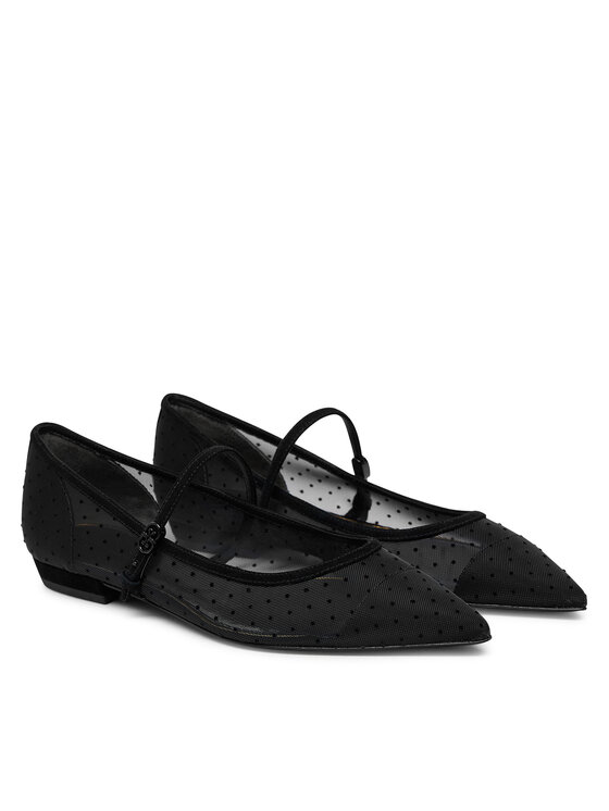 Tory Burch Tory Burch Baleriny Double Buckle Mary Jane 164030 Czarny