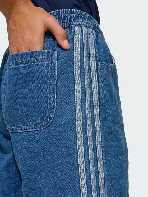 adidas adidas Szorty jeansowe JORTS Niebieski jasny Loose Fit
