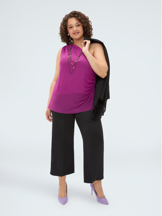 Fiorella Rubino Fiorella Rubino Top D014L000151N019 Różowy Regular Fit