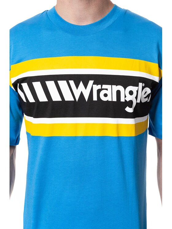 Wrangler Wrangler T-Shirt B&Y OVERSIZED Czarny Loose Fit