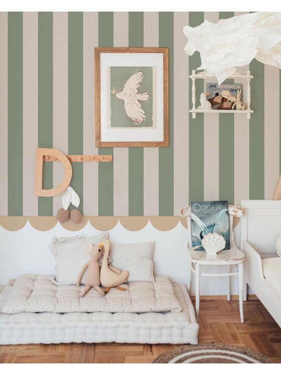 Dekornik Dekornik Tapeta Portofino Stripes Green Zielony