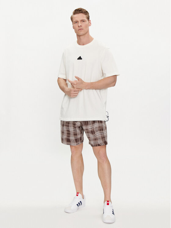 adidas adidas T-Shirt City Escape IR5175 Weiß Loose Fit