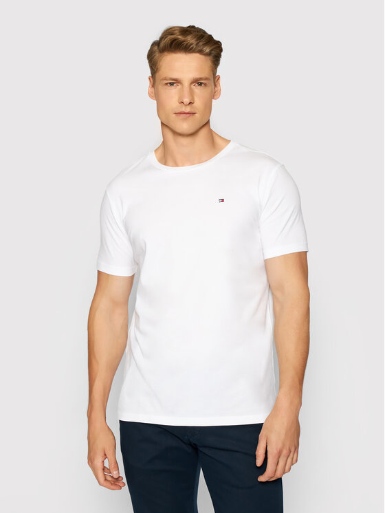 Tommy Hilfiger Tommy Hilfiger T-Shirt 2S87904671 Bílá Regular Fit