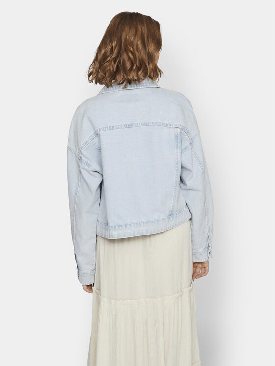 Vila Vila Jeans jakna Kira 14096848 Modra Regular Fit