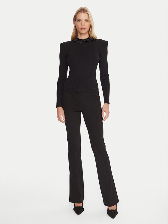 Gaudi Gaudi Pulover 521FD53036 Negru Slim Fit