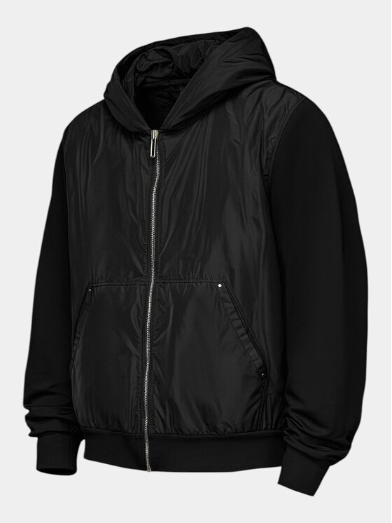 MADE BY SOCIETY MADE BY SOCIETY Kurtka anorak Hanorac Urban Unit - H16643 Czarny Basic Fit